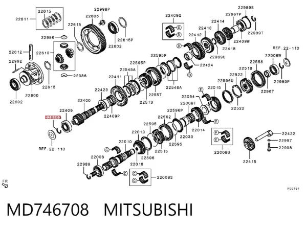  MD746708 Mitsubishi