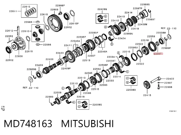  MD748163 Mitsubishi