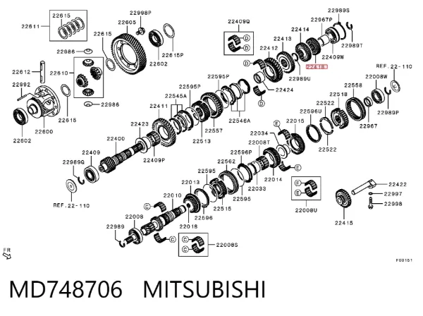  MD748706 Mitsubishi