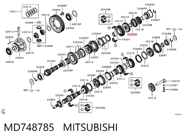  MD748785 Mitsubishi