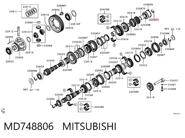  MD748806 Mitsubishi
