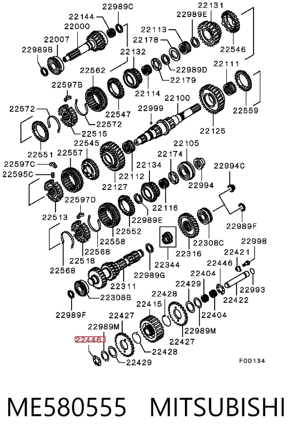  ME580555 Mitsubishi