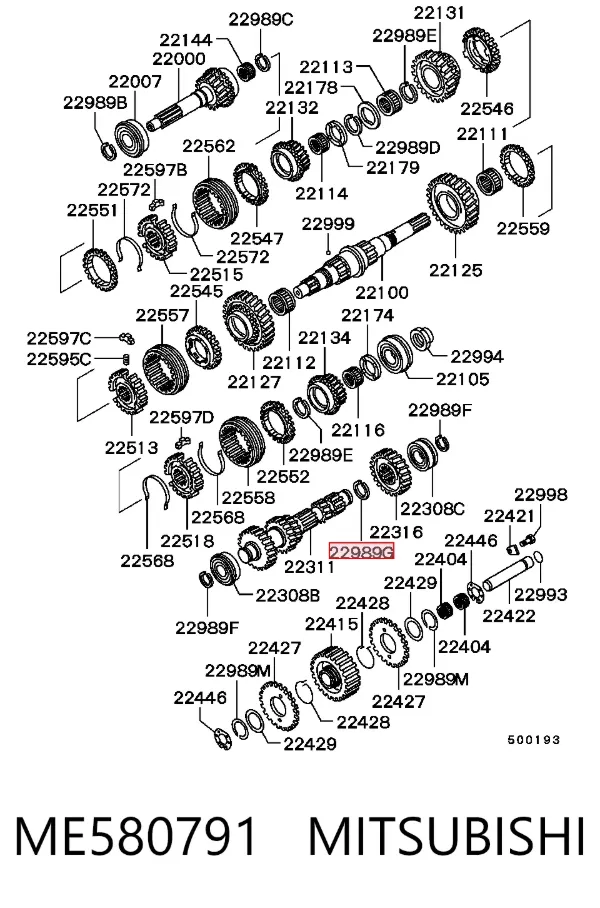  ME580791 Mitsubishi