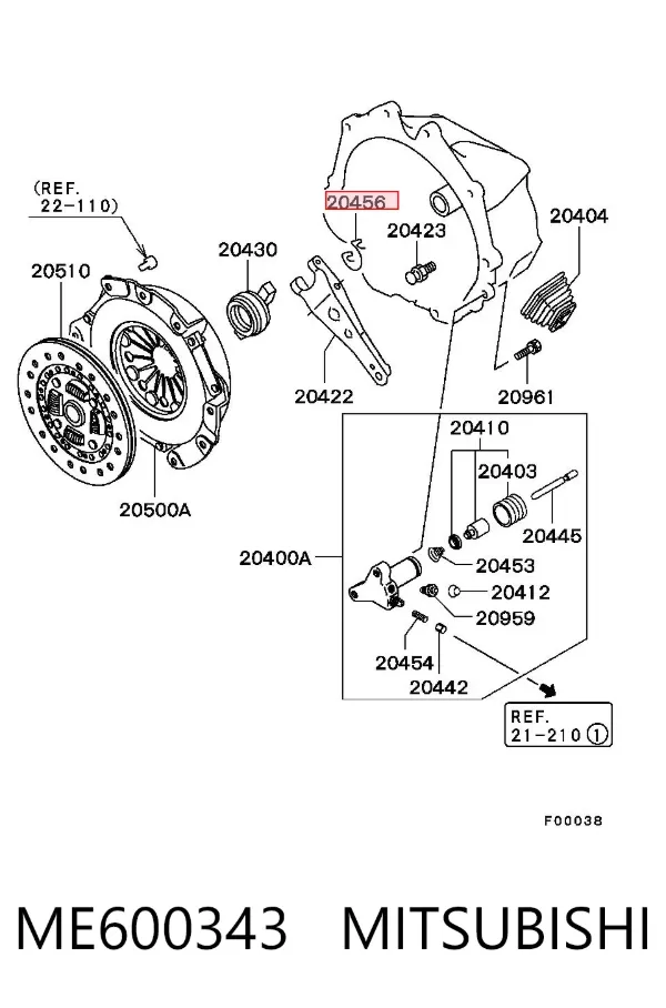  ME600343 Mitsubishi