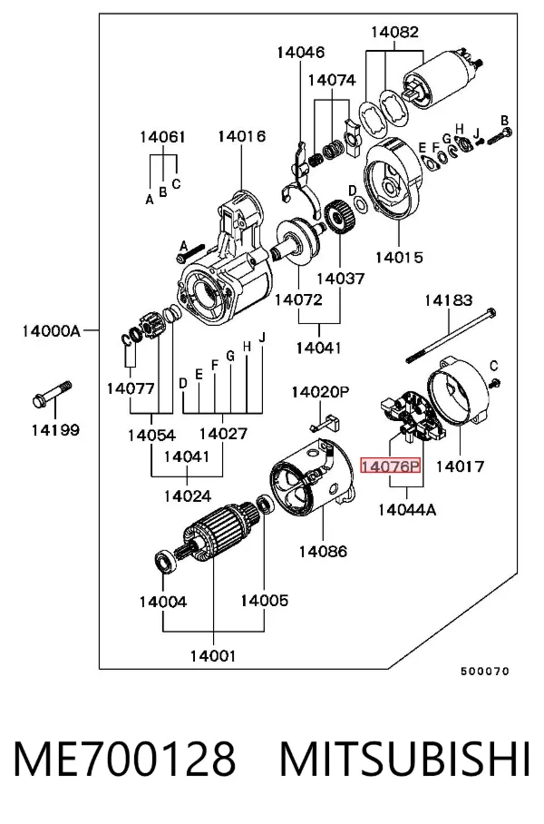  ME700128 Mitsubishi