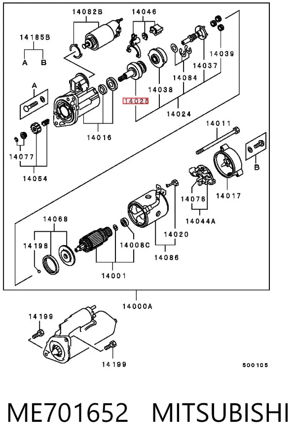  ME701652 Mitsubishi