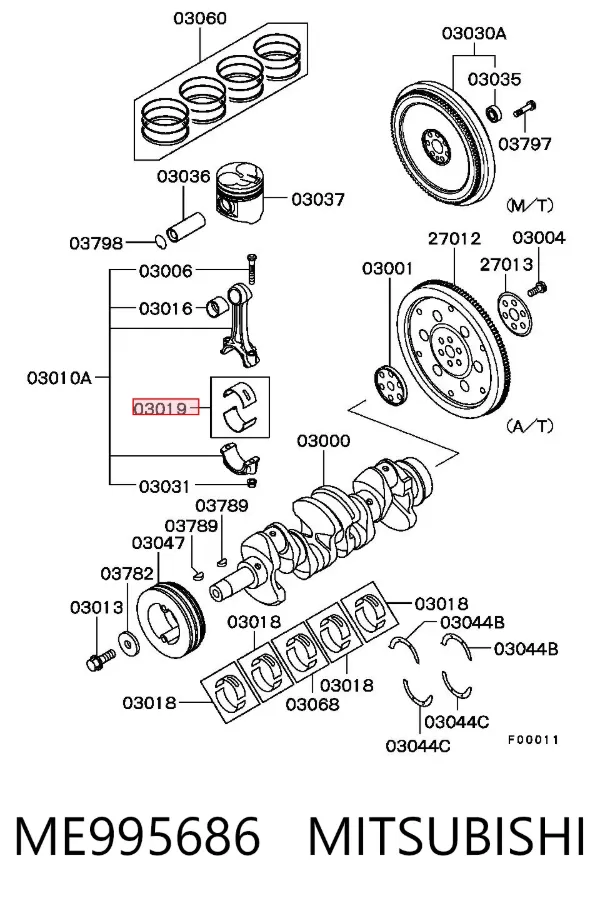  ME995686 Mitsubishi