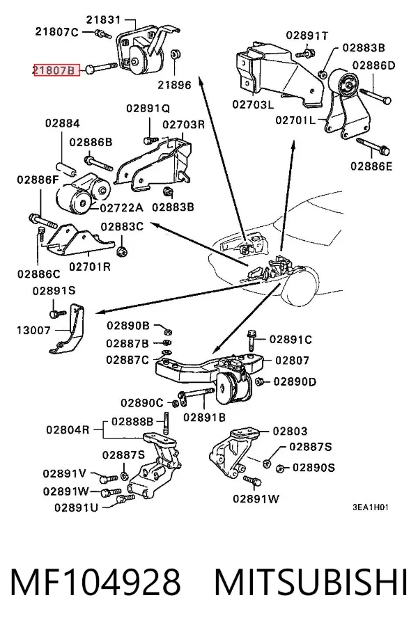  MF104928 Mitsubishi