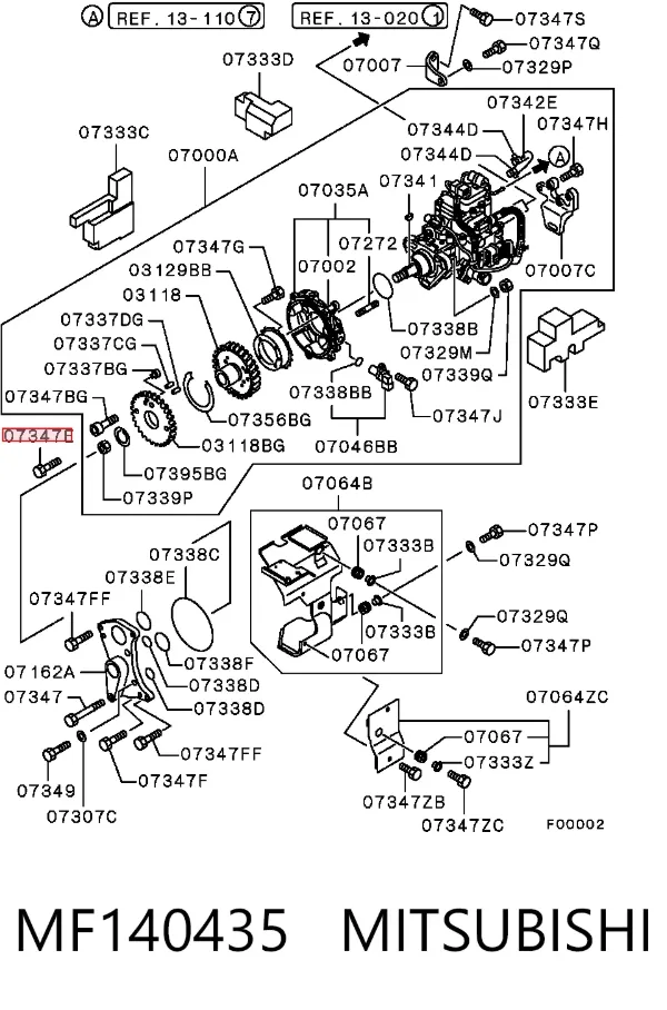  MF140435 Mitsubishi