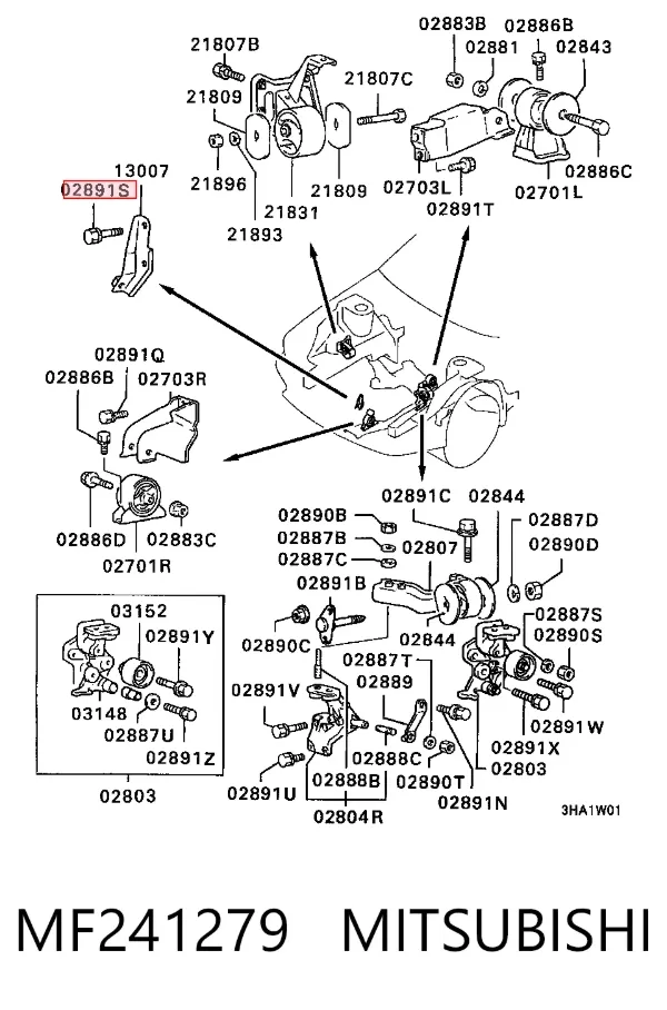  MF241279 Mitsubishi