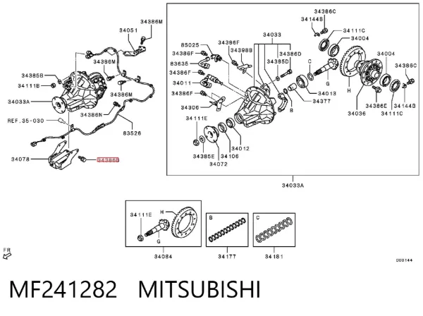  MF241282 Mitsubishi