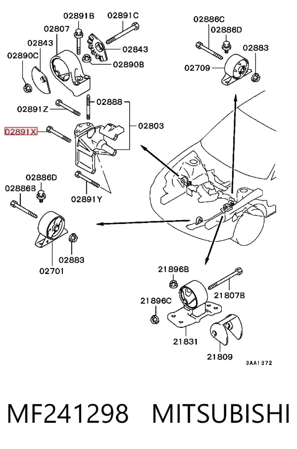  MF241298 Mitsubishi