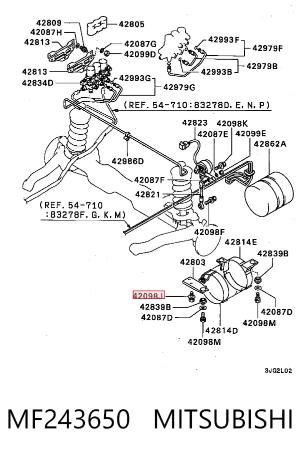  MF243650 Mitsubishi