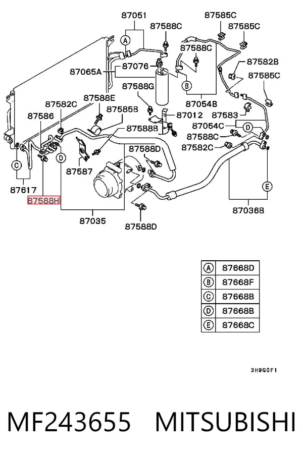  MF243655 Mitsubishi