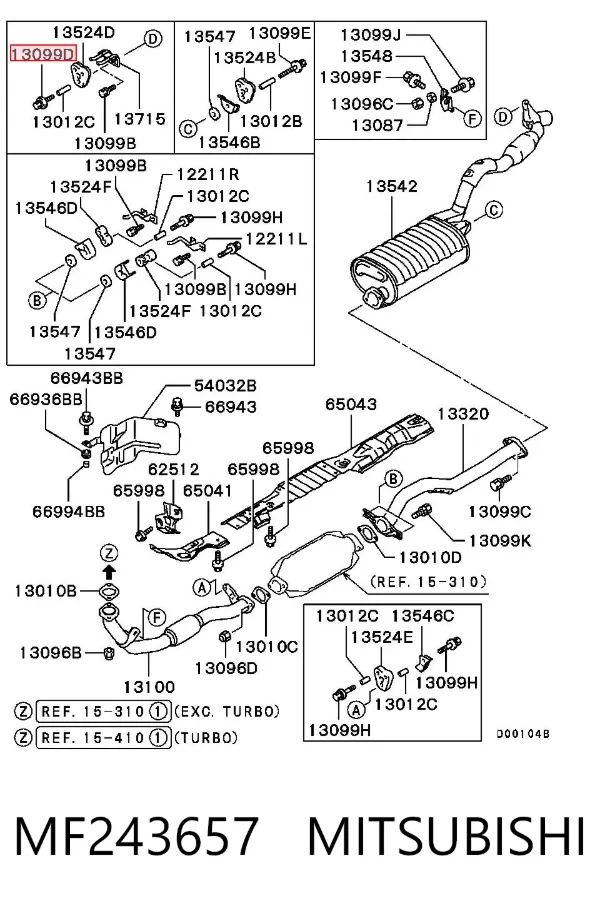  MF243657 Mitsubishi