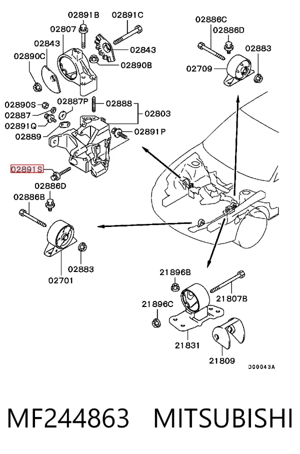  MF244863 Mitsubishi