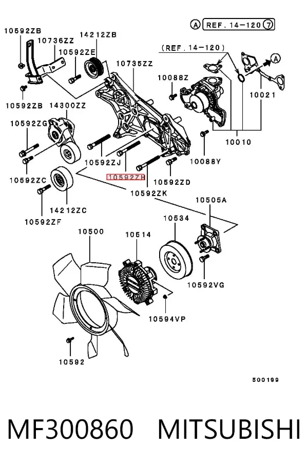  MF300860 Mitsubishi