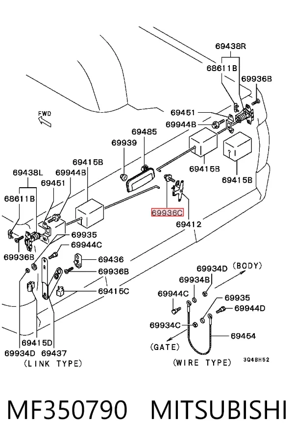  MF350790 Mitsubishi