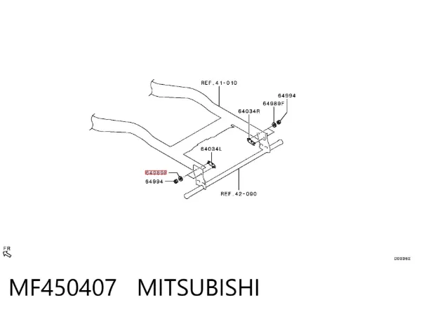Шайба защитная MF450407 Mitsubishi
