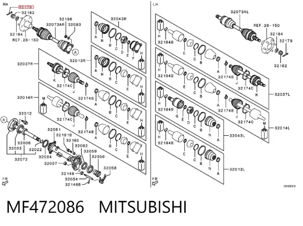  MF472086 Mitsubishi