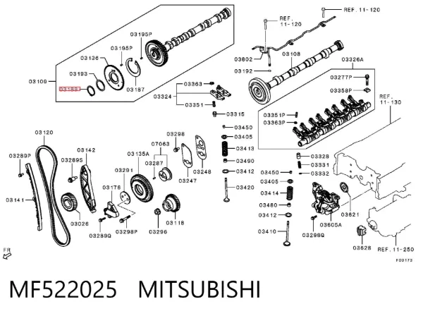  MF522025 Mitsubishi
