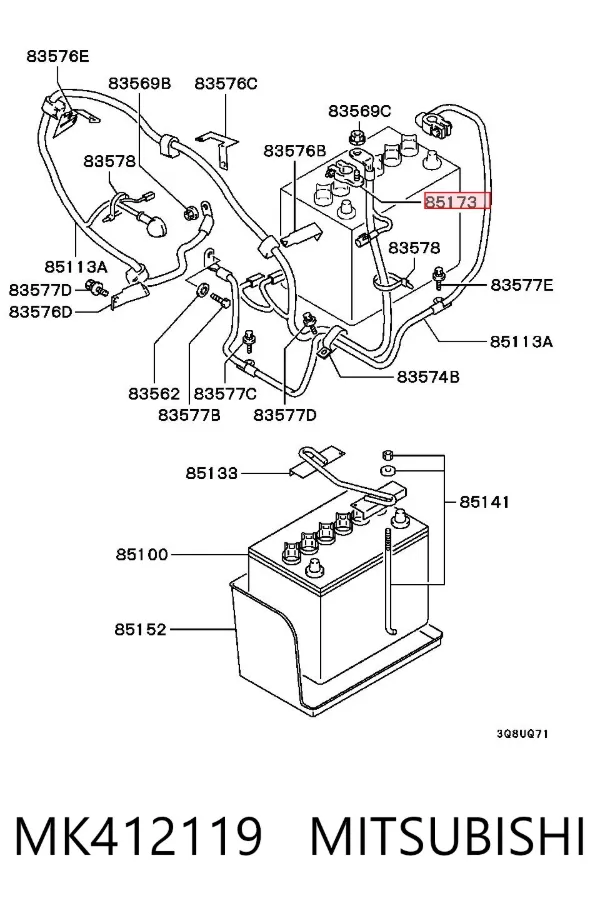  MK412119 Mitsubishi