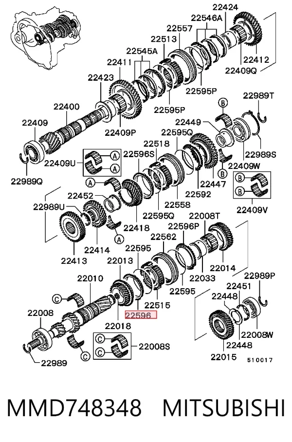  MMD748348 Mitsubishi