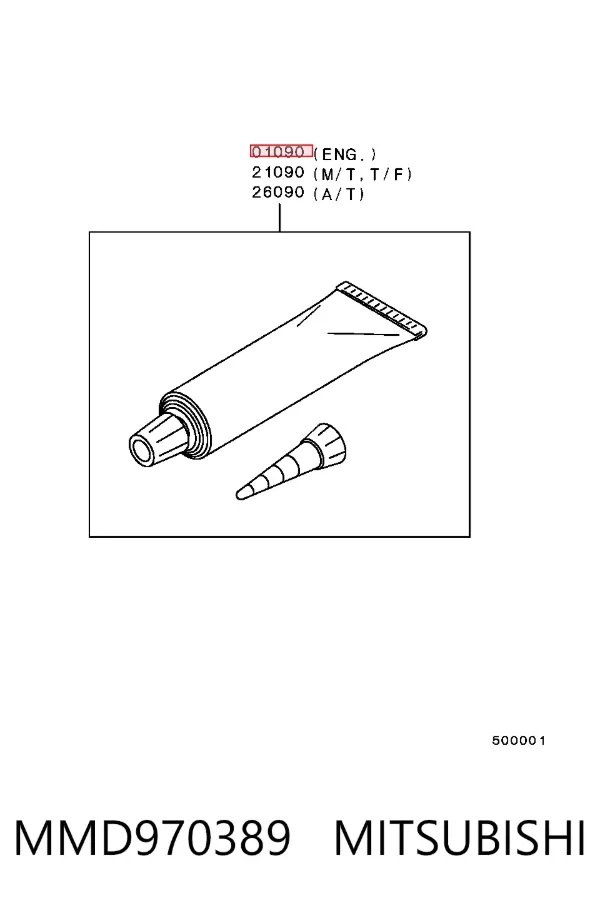 Герметик силиконовый MMD970389 Mitsubishi