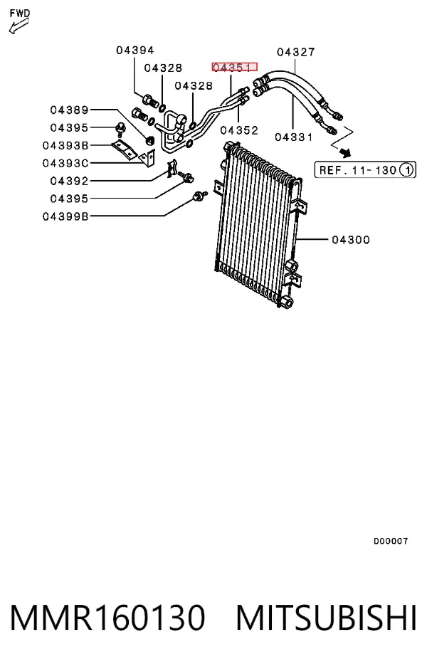  MMR160130 Mitsubishi