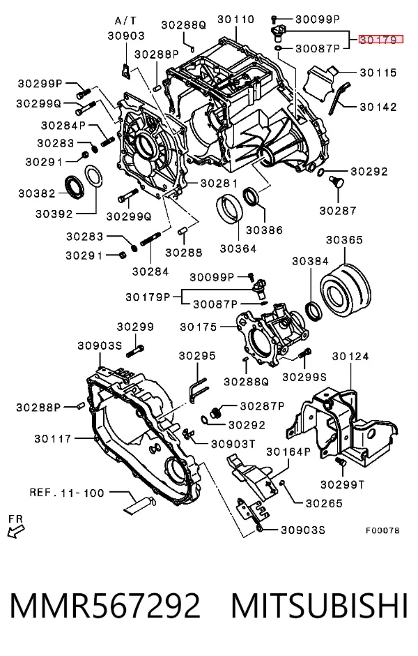 Датчик скорости MMR567292 Mitsubishi
