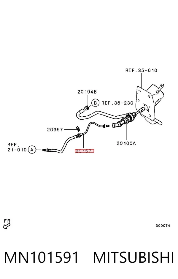  MN101591 Mitsubishi