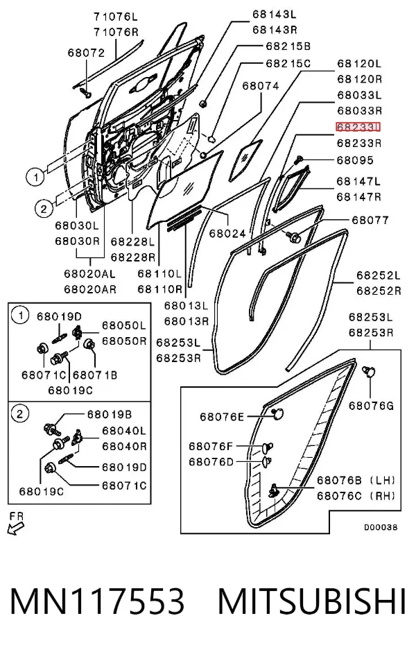  MN117553 Mitsubishi