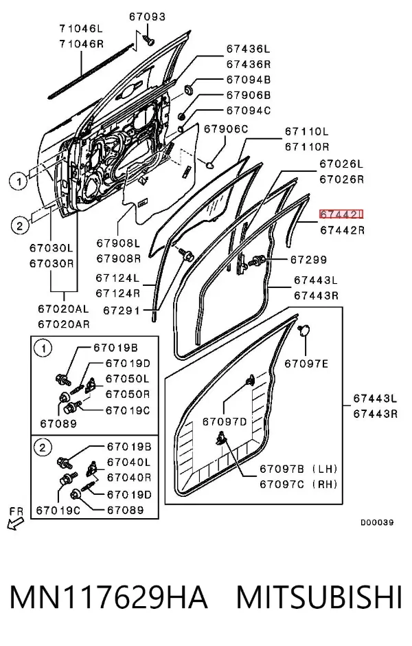  MN117629HA Mitsubishi