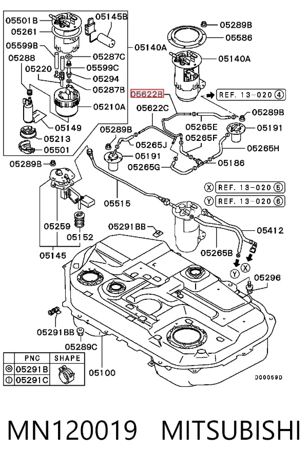  MN120019 Mitsubishi