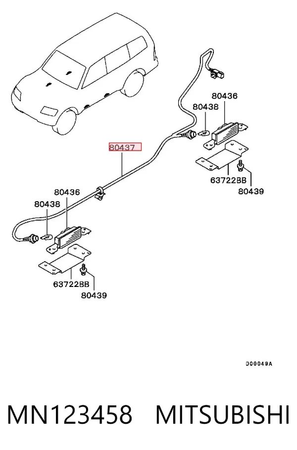  MN123458 Mitsubishi