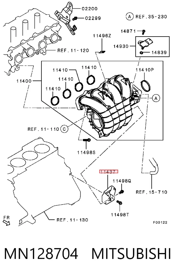  MN128704 Mitsubishi