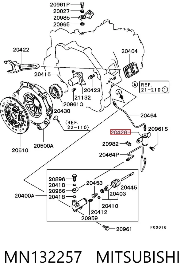  MN132257 Mitsubishi