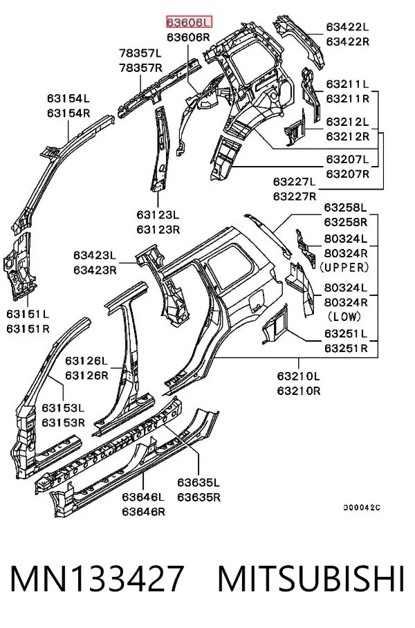  MN133427 Mitsubishi
