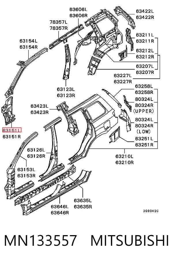  MN133557 Mitsubishi