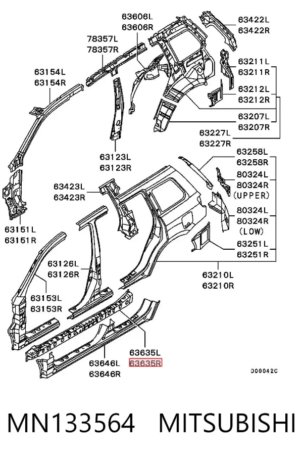  MN133564 Mitsubishi