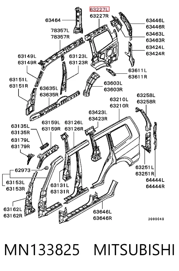  MN133825 Mitsubishi
