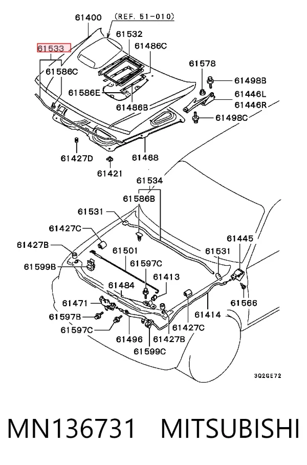  MN136731 Mitsubishi