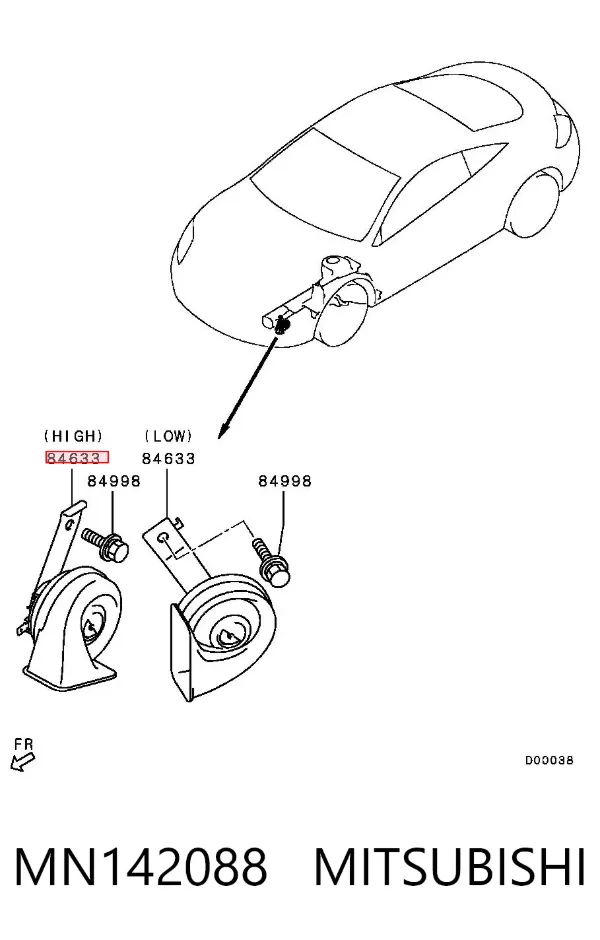  MN142088 Mitsubishi