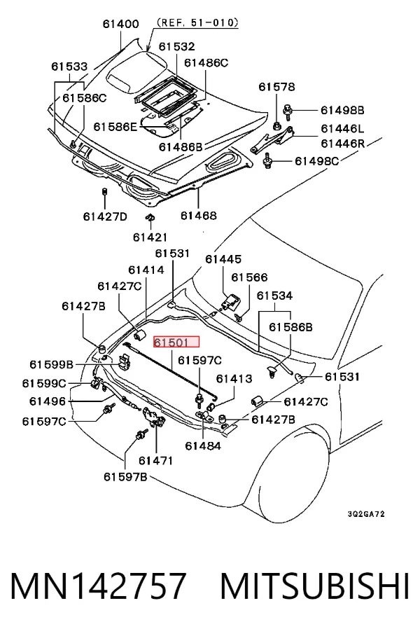  MN142757 Mitsubishi