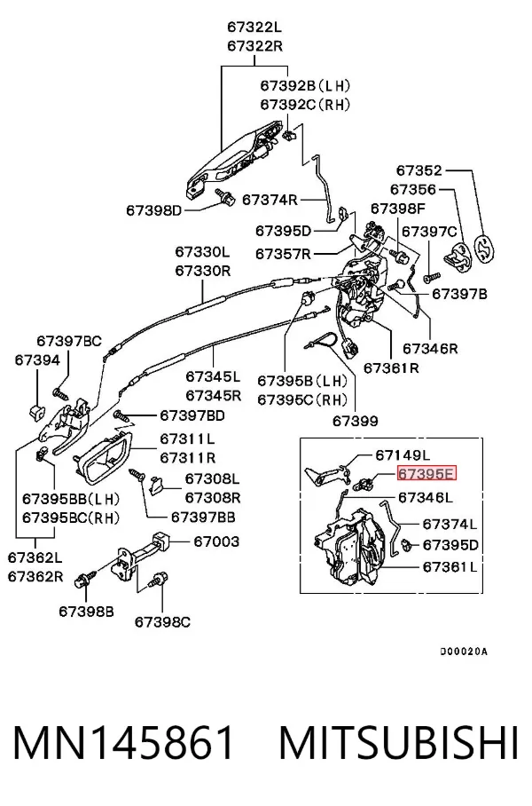  MN145861 Mitsubishi