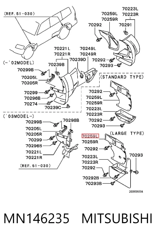  MN146235 Mitsubishi