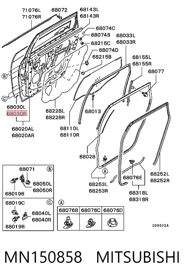  MN150858 Mitsubishi