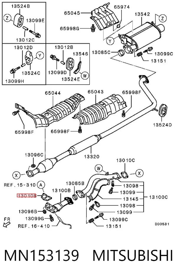  MN153139 Mitsubishi