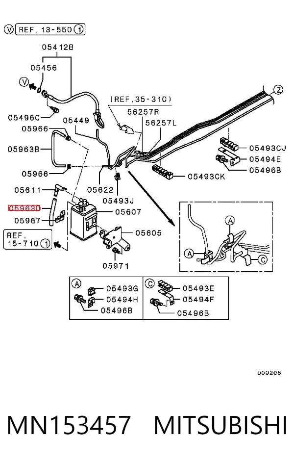  MN153457 Mitsubishi