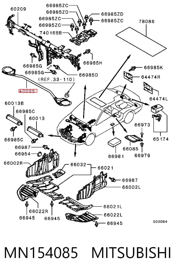  MN154085 Mitsubishi